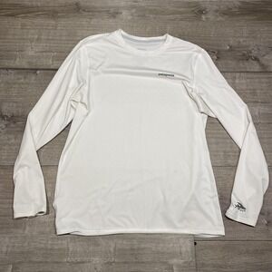 Patagonia Shirt Mens Medium White Long Sleeve UPF 50 Sun Protection Fishing